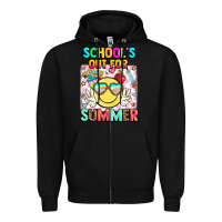 Black school's out for summer Zipper Hoodie - JahusDesignShop