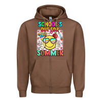Chestnut school's out for summer Zipper Hoodie - JahusDesignShop