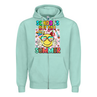 Seafoam school's out for summer Zipper Hoodie - JahusDesignShop