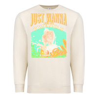 Sandshell pommeranian t  shirt dog owner, just wanna pet my pommeranian & drink Premium Sweatshirt - linhVisuals