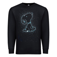 Black s.n.o.o.p.y stars Premium Sweatshirt - linhVisuals