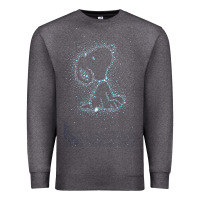 Charcoal Heather s.n.o.o.p.y stars Premium Sweatshirt - linhVisuals