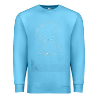 Ocean Blue s.n.o.o.p.y stars Premium Sweatshirt - linhVisuals