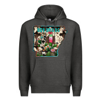 Arkansas Map Premium Hoodie | Teevron