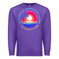 Purple san elijo state beach t  shirt san elijo state beach, encinitas, calif Premium Sweatshirt - linhVisuals