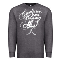 Charcoal Heather brain cancer t  shirt cancer can kiss my ass! brain ( gray ribbon) t Premium Sweatshirt - linhVisuals