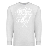 Oatmeal Heather brain cancer t  shirt cancer can kiss my ass! brain ( gray ribbon) t Premium Sweatshirt - linhVisuals
