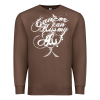 Chestnut brain cancer t  shirt cancer can kiss my ass! brain ( gray ribbon) t Premium Sweatshirt - linhVisuals