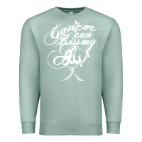 Seafoam brain cancer t  shirt cancer can kiss my ass! brain ( gray ribbon) t Premium Sweatshirt - linhVisuals