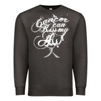 Smoke brain cancer t  shirt cancer can kiss my ass! brain ( gray ribbon) t Premium Sweatshirt - linhVisuals