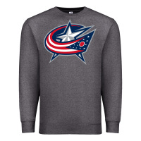 Charcoal Heather the-columbus-blue-jackets-pen Premium Sweatshirt - linhVisuals