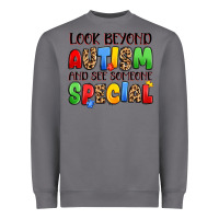 Storm look beyond autism and see someone special Heavyweight Sweatshirt - JahusDesignShop