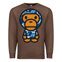 Chestnut baby milo bape camo Premium Sweatshirt - linhVisuals