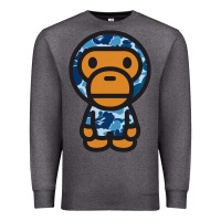 Charcoal Heather baby milo bape camo Premium Sweatshirt - linhVisuals