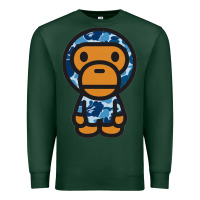 Sports Green baby milo bape camo Premium Sweatshirt - linhVisuals