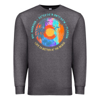 Charcoal Heather bal harbour t  shirt bal harbour, miami  dade county, florida t  shirt Premium Sweatshirt - linhVisuals