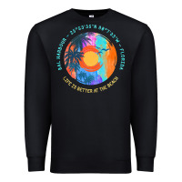 Black bal harbour t  shirt bal harbour, miami  dade county, florida t  shirt Premium Sweatshirt - linhVisuals