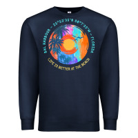 Navy bal harbour t  shirt bal harbour, miami  dade county, florida t  shirt Premium Sweatshirt - linhVisuals