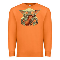 Carrot baby yoda hug violin [tb] Premium Sweatshirt - linhVisuals