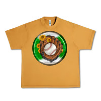 Peanut Butter baseball with sunflower round earrings Urban Heavy Tee - BundleAndBundleShop