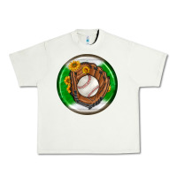 Pistachio baseball with sunflower round earrings Urban Heavy Tee - BundleAndBundleShop