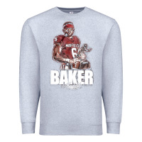 Heather Grey baker mayfield [tb] Premium Sweatshirt - linhVisuals