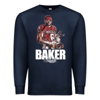 Navy baker mayfield [tb] Premium Sweatshirt - linhVisuals