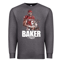 Charcoal Heather baker mayfield [tb] Premium Sweatshirt - linhVisuals
