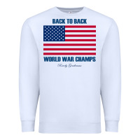 White back to back world war champs back [tw] Premium Sweatshirt - linhVisuals