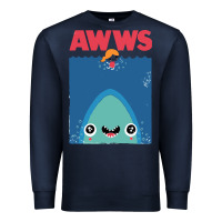 Navy awws Premium Sweatshirt - linhVisuals