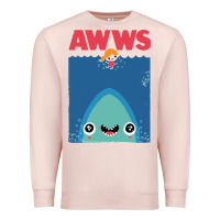 Pale Pink awws Premium Sweatshirt - linhVisuals