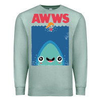 Seafoam awws Premium Sweatshirt - linhVisuals