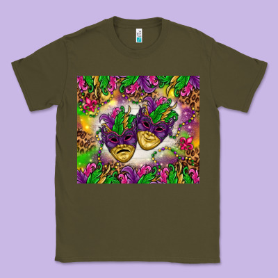 Mardi Gras Masks Tumbler Classic Tee Designed By Howdyjamesfarm