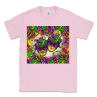 Bubblegum Pink Mardi Gras masks tumbler Classic Tee - HowdyJamesFarm