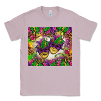 Lilac Mardi Gras masks tumbler Classic Tee - HowdyJamesFarm
