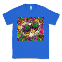 True Royal Mardi Gras masks tumbler Classic Tee - HowdyJamesFarm
