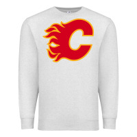 Oatmeal Heather the-flames-calgary-sports Premium Sweatshirt - linhVisuals