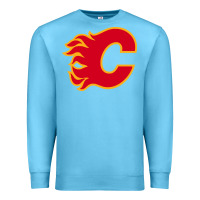 Ocean Blue the-flames-calgary-sports Premium Sweatshirt - linhVisuals
