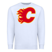 White the-flames-calgary-sports Premium Sweatshirt - linhVisuals