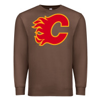Chestnut the-flames-calgary-sports Premium Sweatshirt - linhVisuals