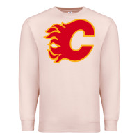 Pale Pink the-flames-calgary-sports Premium Sweatshirt - linhVisuals
