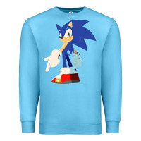 Ocean Blue Söniĉ Kids Premium Sweatshirt - linhVisuals