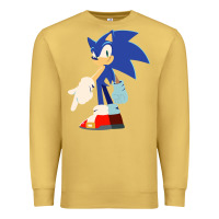 Antique Gold Söniĉ Kids Premium Sweatshirt - linhVisuals