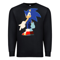 Black Söniĉ Kids Premium Sweatshirt - linhVisuals