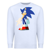 White Söniĉ Kids Premium Sweatshirt - linhVisuals