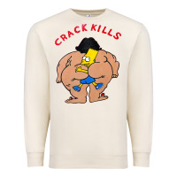 Sandshell bart crack kills Premium Sweatshirt - linhVisuals
