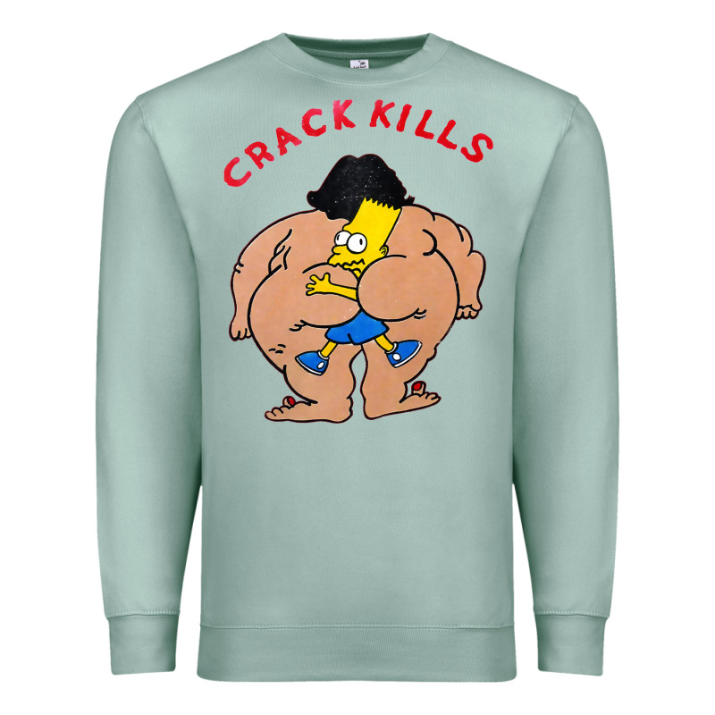 Bart Crack Kills Premium Sweatshirt by linhVisuals | Teevron