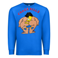 True Royal bart crack kills Premium Sweatshirt - linhVisuals