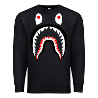 Black bape shark [tb] Premium Sweatshirt - linhVisuals