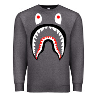 Charcoal Heather bape shark [tb] Premium Sweatshirt - linhVisuals